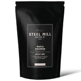 Steel Mill Coffee Co. Maple Bourbon Flavored Coffee - 2 LB Whole Bean, Medium Roast, 100% Arabica, Vegan, Gluten-Free, Sugar-Free, Colombian Origin