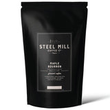 Steel Mill Coffee Co. Maple Bourbon Flavored Coffee - 2 LB Whole Bean, Medium Roast, 100% Arabica, Vegan, Gluten-Free, Sugar-Free, Colombian Origin