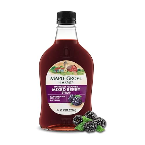 Maple Grove Farms Mixed Berry Syrup, 8.5 Fluid Ounces