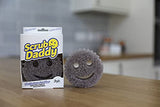 Scrub Daddy Style Dish Sponge, Smiley Face Sponges for Cleaning & Washing Up - Kitchen Non Scratch Scourers with FlexTexture Firm & Soft Scrubbing