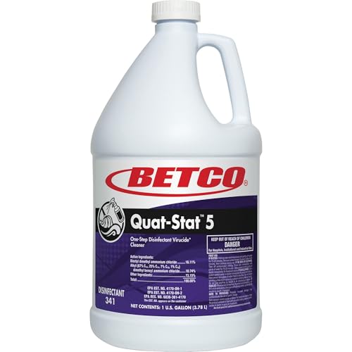 Betco, BET3410400, Quat-Stat 5 Disinfectant Gallon, 1 Each, Purple