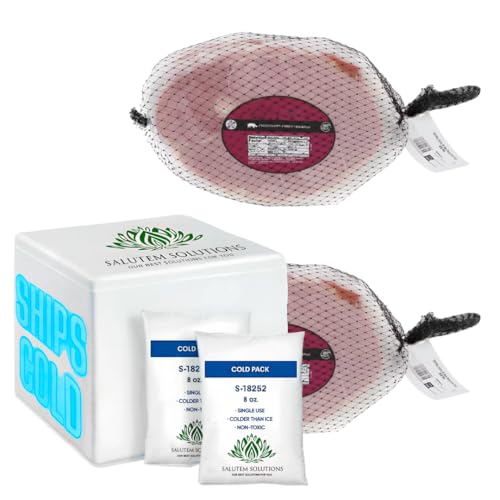 Salutem Vita - Bone-in Ham Steak, 4.5 lbs. (actual weight may vary within 5%) - Pack of 2