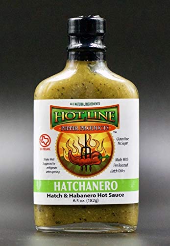 HOT LINE PEPPER PRODUCTS Gourmet Hot Sauces (Hatchanero, 4 pack)