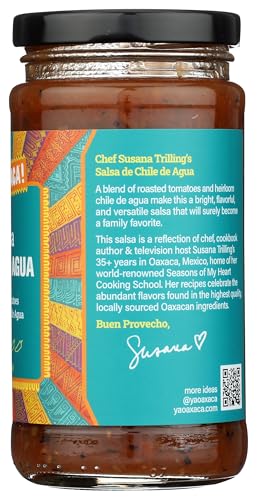 Ya Oaxaca - Medium Salsa - Chile de Agua - Bright & Flavorful - Made with Roasted Tomatoes & Oaxacan Chile de Agua - Great w/Chips & Guacamole or