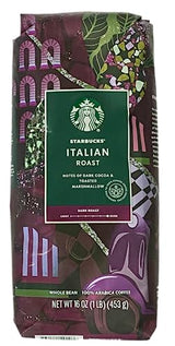 Starbucks Italian Roast, Whole Bean Coffee (1lb)