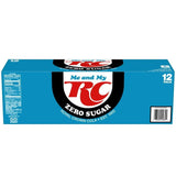 RC Cola Zero Sugar Soda, 12 Fl Oz Cans, Pack of 12