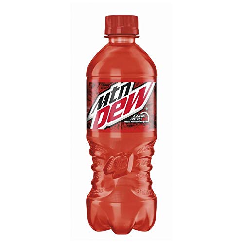 Mountain Dew Code Red, 20oz Bottle (Pack of 10, Total of 200 Fl Oz)