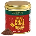VAHDAM Instant Chai Tea (3oz/85g) - Traditional Masala Chai | Makes 100 Cups | Natural Spices, Zero Calories | Instant Indian Tea - No Steeping |