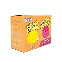 Scrub Daddy Original (4) + Scrub Mommy Kitchen Sponges (4) - Scratch-Free Dish Scrubber - Multipurpose Kitchen Cleaning Sponges - BPA Free Polymer