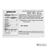 Fun Express 20 Oz. Machine Sized RoundGumball Candy (bulk set of 257),Assorted Green,Blue,Orange,Pink,Purple,Red
