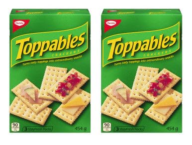 Christie Toppables Crackers 454g/16oz 2-Pack {Imported from Canada}