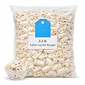Italian Jujube Nougat Candy, Soft Chewy Fruit Flavors, 2.2 lb Bulk Bag