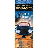 Bigelow English Teatime Tea 28-Count Box (Pack of 1) Full Caffeine Premium Black Tea Bold and Antioxidant-Rich Full Caffeine Black Tea in Foil-Wrapped