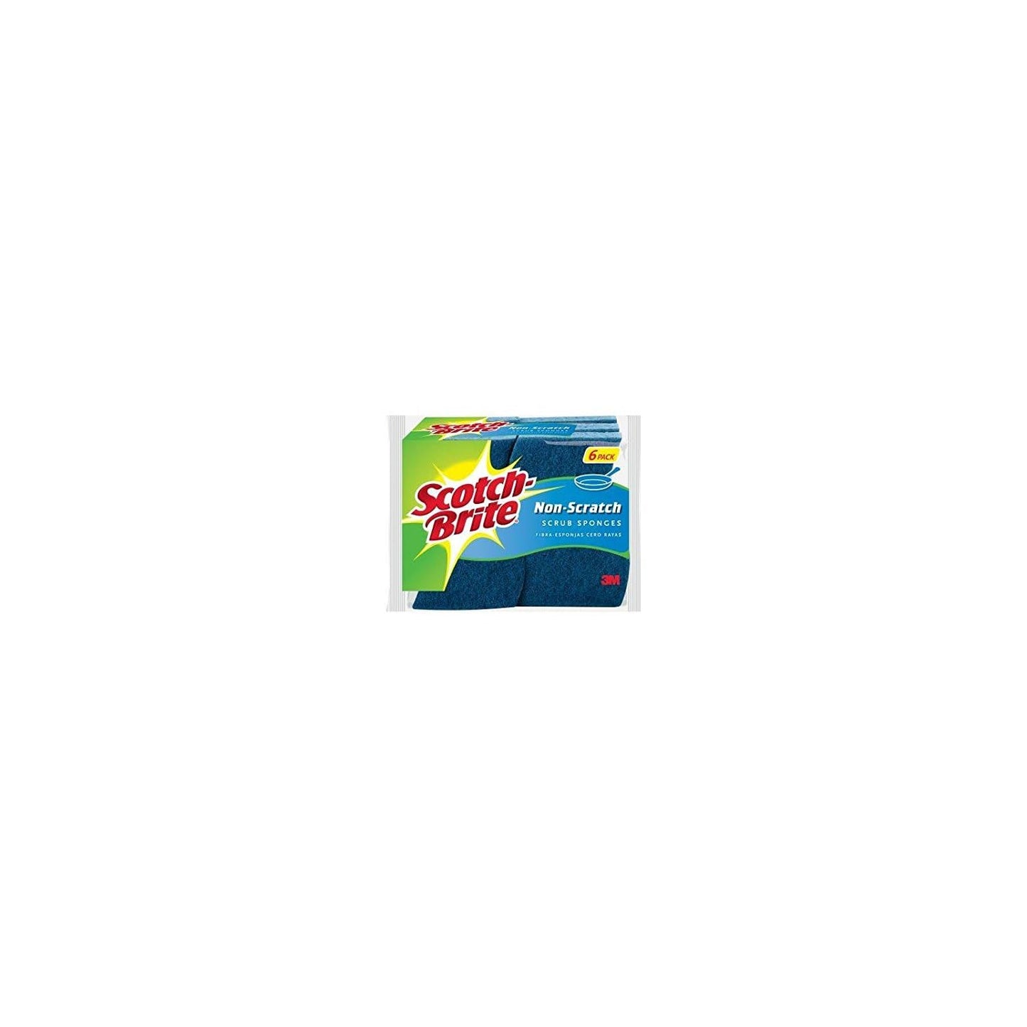 Scotch-Brite 6 Piece Multi Purpose Scrub Sponge Pack ( Pack of 5 )