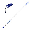 Unger Connect and Clean Dusting Kit with 4' Steel Pole, Features Microfiber Duster, Cobweb and Corner Duster and Microfiber Feather Duster