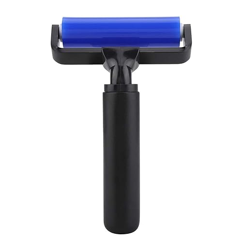 Dust Removal Silicone Roller Anti-static Roller Brush Four Sizes Manual Cleaner Tool for Dust Pet Hair Clothes Carpet Furniture(4in)