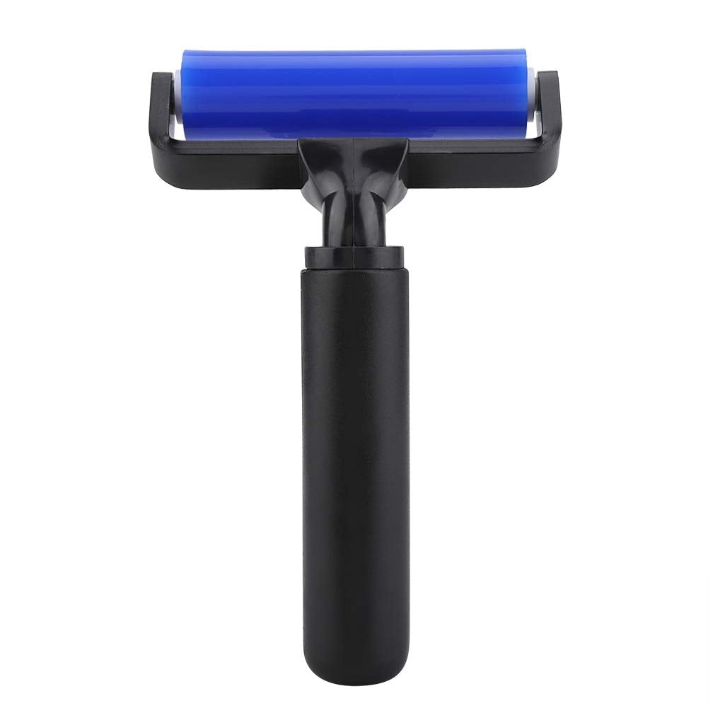 Dust Removal Silicone Roller Anti-static Roller Brush Four Sizes Manual Cleaner Tool for Dust Pet Hair Clothes Carpet Furniture(4in)