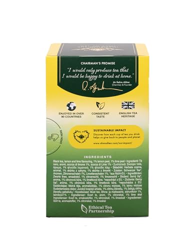 Ahmad Teas - Lemon & Lime Black Tea 1.4oz - 20 Tea Bags