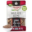 Floating Leaf Wild Rice Blend - 14 ounces, 1 count - Wild Rice Blend With Riceberry, Red Rice And Brown Rices - Gluten Free - Non GMO - All Natural - Vegan - Plant Based
