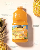 Langer, Pineapple Juice with Vitamin C, 64 Fl Oz Bottle