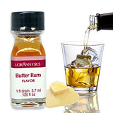 LorAnn Butter Rum SS Flavor, 1 dram bottle (.0125 fl oz - 3.7ml - 1 teaspoon)