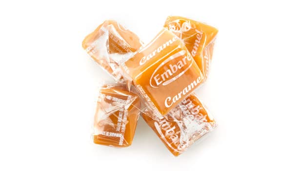 Yupik Creamy Caramels, 2.2 lb (35.2 oz), Gluten-Free, Individually Wrapped, Semi-Soft Candies, Caramel & Vanilla Flavor, Sweet Candy, Delicious