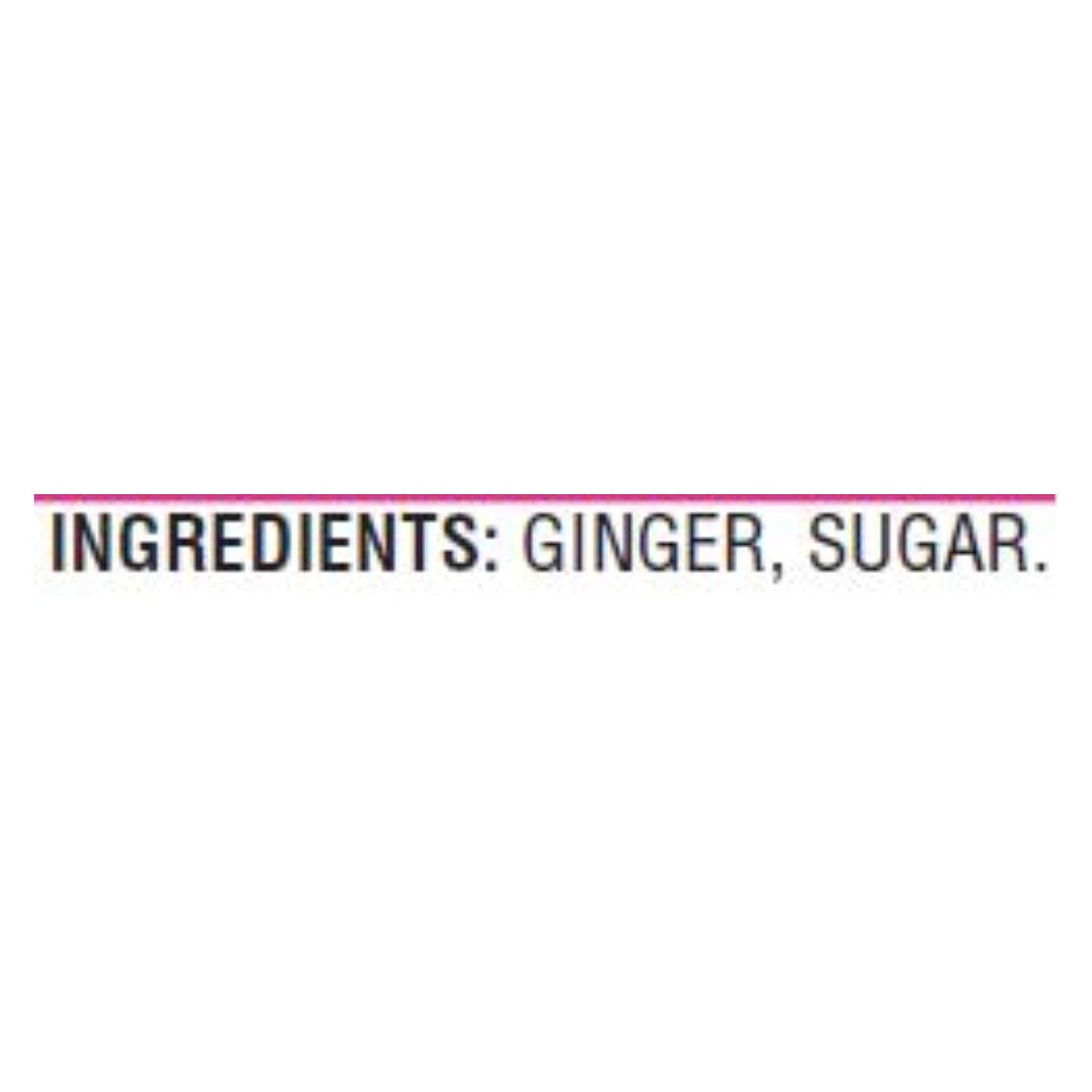 Woodstock Fruit - All Natural - Ginger - Slices - Low Sugar - Unsulphured - 8.5 oz - case of 8 - Vegan