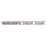 Woodstock Fruit - All Natural - Ginger - Slices - Low Sugar - Unsulphured - 8.5 oz - case of 8 - Vegan