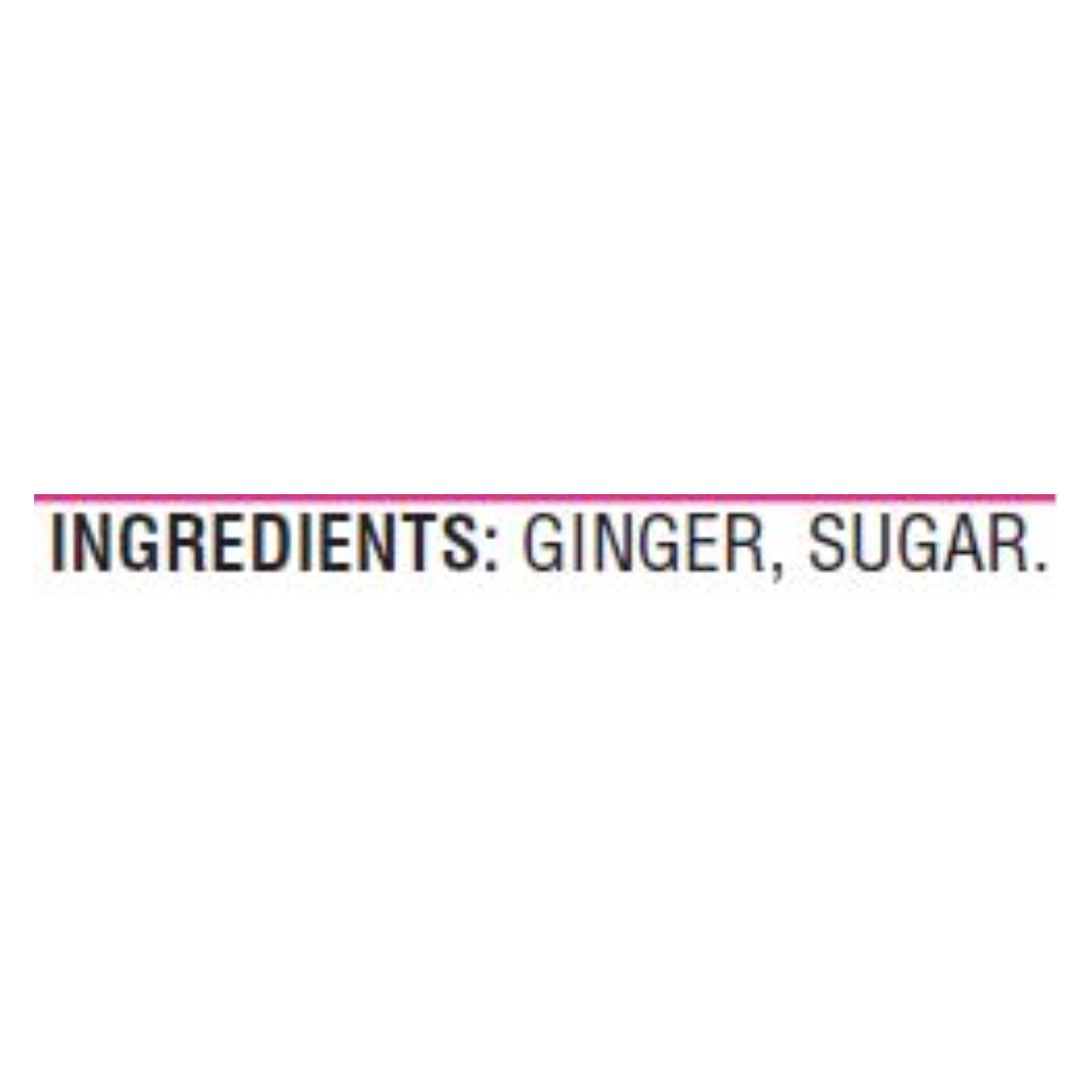 Woodstock Fruit - All Natural - Ginger - Slices - Low Sugar - Unsulphured - 8.5 oz - case of 8 - Vegan