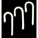Diabeticfriendly® Sugar-free Natural Candy Canes WHITE MINT, 5 inch tall - 12 Canes