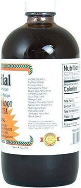 Sundial Traditional Jamaican Organic Wood & Root Herbal Tea [Pack of 2 - Maroon - 16 oz.]