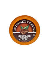 Chocolate Cherry Cordial Flavored Coffee Pods - 100 Count Gourmet Single Serve Cups Compatible with Keurig Brewers - Rich, Fruity Medium Roast