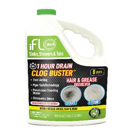iFLO Drain, 1 Hour Clog 128oz