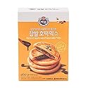 Korean Fancy Hotcake Mix; CJ Beksul Korean Sweet & Green Tea Pancake Mix, Hotteok (14.10 oz, 400g) ; ????? CJ ?? ??, ???? ??; ?? ?? ?? ??? ?? (Sweet, 2 Packs)