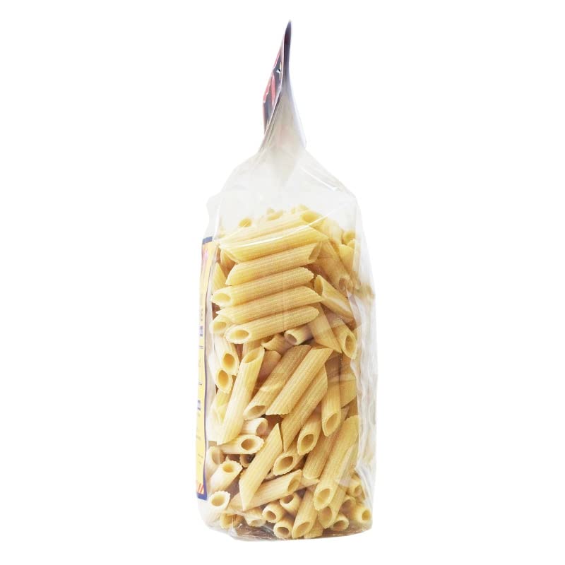 Penne Rigate Organic Italian Pasta di Gragnano I.G.P. | Pastai Gragnanesi | USDA Certified Organic| 17.6oz (500g) | Pack of 3