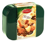 Delacre Tea Time Exquisite European Biscuit Assortment Tin Box Net Weight 35.3 OZ (1 kg)