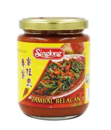 Malaysian Authentic Sambal Belacan 230g -Singlong sambal belacan is perfect for frying kangkong and other Asian dishes ?????????? Made in Malaysia