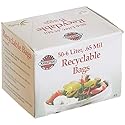 Norpro Recyclable Bags, 50 Pieces , 14in/35.5cm x 16in/40.5cm