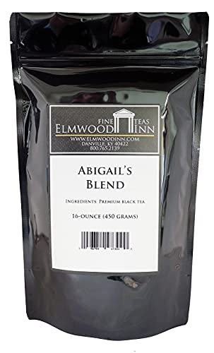 Elmwood Inn Fine Teas, Abigail's Blend Black Tea, 16-Ounce Pounches