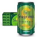 Seagrams Ginger Ale Soda Soft Drinks, 7.5 fl oz, 10 Pack