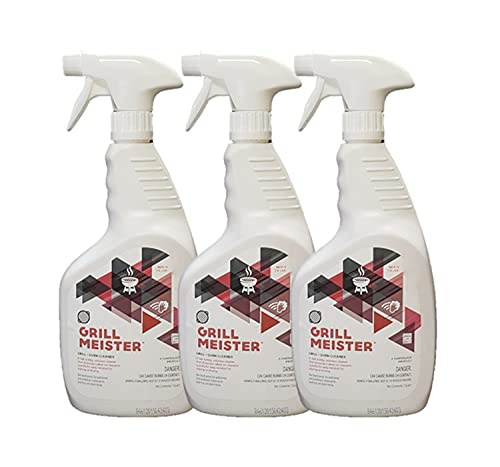 Jani-Source GrillMeister Degreaser & Cleaner for Oven, Grills, Fryers, & Barbeque, 1 Quart (3-Pack)