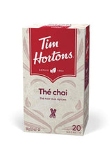 Tim Hortons Chai Tea Bags, 20 count, 54g | 1.9oz (Imported from Canada)