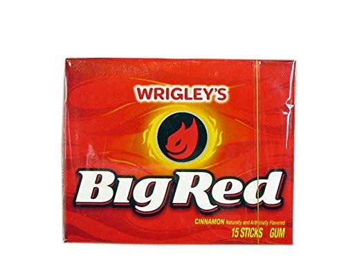 Wrigley's Big Red Cinnamon Gum - 10/15ct Tray