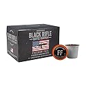 Black Rifle Coffee Company Dark Roast Coffee Pods - 100% Arabica, Bold, Smoky Single-Serve K-Cup Compatible - Veteran-Founded Premium Coffee - Freedom