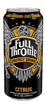 16 Pack - Full Throttle Energy Drink - Citrus - 16 Ounce