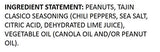 Snak Club Tajin Clasico Chili & Lime Peanuts, 5 Ounce (Pack of 6)