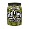 Filthy Pickle Stuffed Olive - Great flavor balance. Smooth, refined Olive and brine flavor with just enough salinity to make it mouth-watering. - 64oz