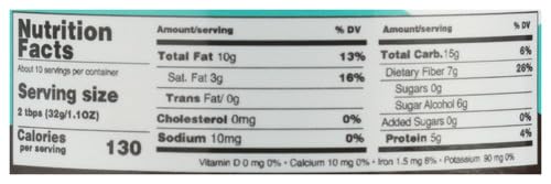 Nutilight Sugar Free Protein + Hazelnut Spread with Cocoa, Keto and Diabetic friendly, Non-GMO, Gluten and Soy Free, 11 Ounces (Pack of 1)