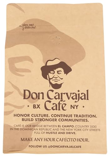 Don Carvajal Cafe Greca Blend Espresso Roast Whole Bean Coffee, 12 OZ