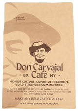 Don Carvajal Cafe Greca Blend Espresso Roast Whole Bean Coffee, 12 OZ